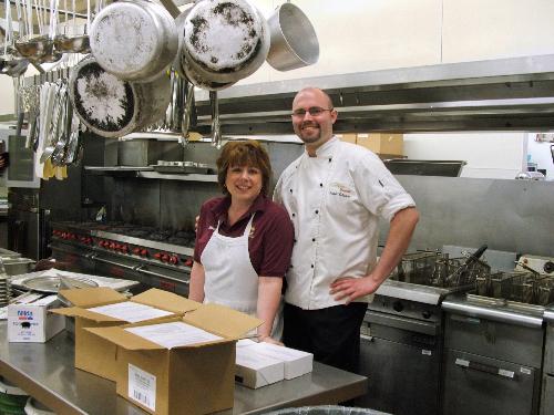 Missy and Isiah - Thes are two people I work with.They are both cooks.