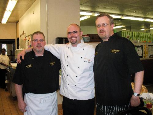 Al, Isiah and Mark - Thiese thre guys I work with. Al and Mark are supervisors and Isiah is a cook.