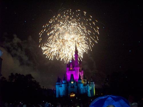 Disney World - Fireworks over Cindarella's Castle