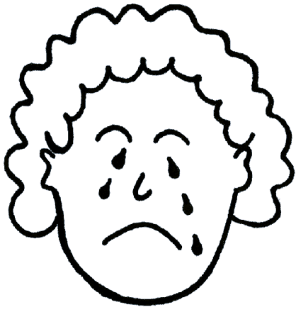 Cry - When we have grown up, we find it is useless to cry. We have to solve the problems by ourselves after wiping tears. That kind of action only wastes time. Pretend without any troubles and deal with anything as usual.