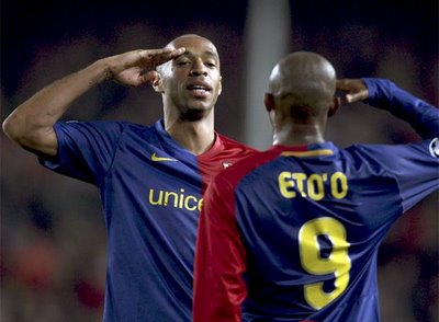 henry and eto'o  - henry and eto'o four brcelona