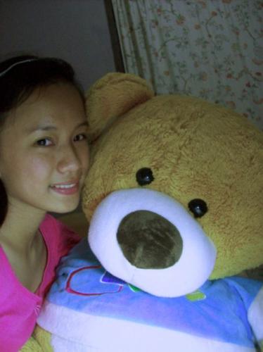 Teddy Friend - whenever i feel alone.. i always got my teddy friend with me... =)