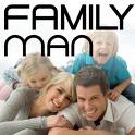 family men - this is the photo of the family men with his wife and kids