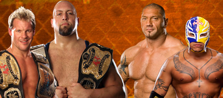 Team Jericho - Big Show, Jericho, Batista and Rey Mysterio