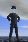 invisible man - being invisible...