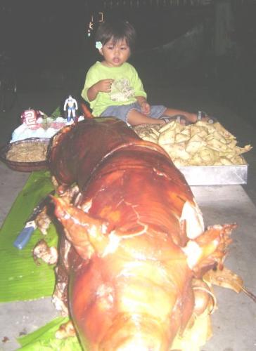 Have you tasted the skin of a crispy roasted pig? - well-roasted pig with crispy skin
