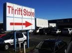 Thrift Store - A store that sell donated goods,goods that are donated by members of the public.
