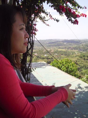 Me, Myself and I - This photo was taken by my sister Marian when we went to Antipolo City, where the church of Our Lady of Good Voyage and Peace is located. This is the place to be when you are going for a trip abroad, or basically, when you are taking your life journey.