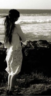 with the waves*_* - this photo represents me with the waves as i love so much going to the beach... i would love to sit or stand & listen to the sound of the waves as it does help in relaxing my mind