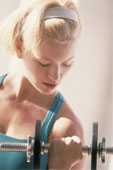 Exercises - Weight lift exercies are not limited to men alone. Women also need to strengthen their muscles for which weight lifting is ideal