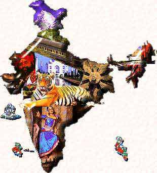 India - Cultural map of India...