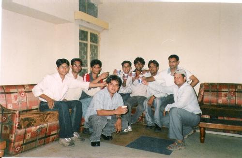 My Birthday Party with my college mates - When we came for Summer training. We enjoyed my birtday party