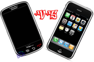 Blackberry vs Iphone - Blackberry versus Iphone