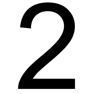 2 - It's a 2