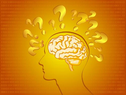Human Mind - This image tells about the actual Human Mind, which contains so many queations