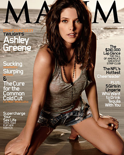 maxim cover - Ashley Greene on dec 2009's Maxim