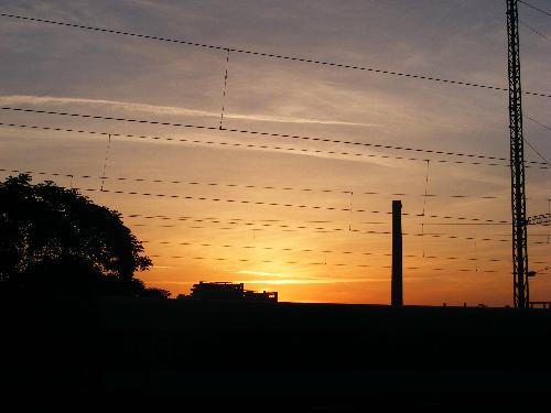 Sunrise - The sunrise over Shumen