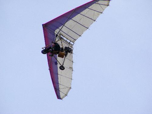 Flyer - A deltaplane over Shumen.