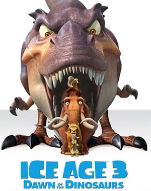 Dino and squirrel - A funny scene.