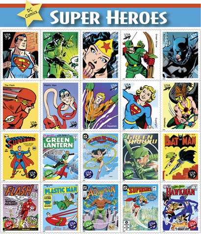Comic book superheroes - An index of the more commonly known superheroes.