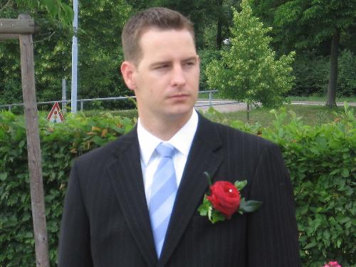 Just me...  - The day I was married..