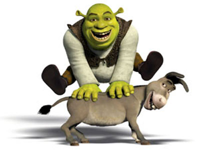 Shrek 2 - Shrek and donkey