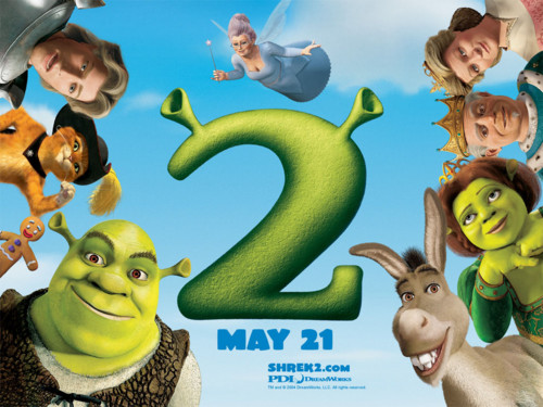 Shrek 2 - Poster from the film opening