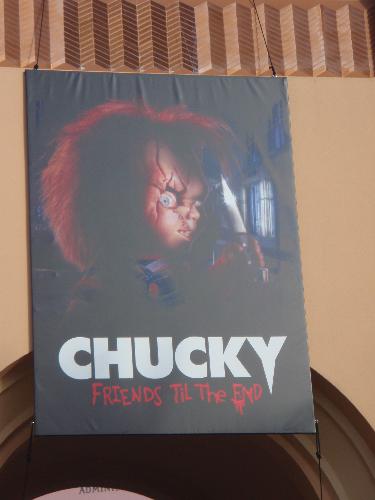 One of the signs outside Universal studios - Universal studios Florida - Halloween horror nights 2009