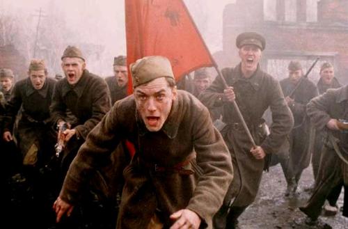 Enemy at the Gates (Stalingrad) - Starring Jude Law as he portrays one of Soviets heroes during World War II in the 'Battle of Stalingrad'. His name is Vasili Zeitsav, a sheperd boy from Urals who was taught by his grandfather to shoot when he's 5 years old. His uncanny skills made him one of the best snipers that ever surfaced from the Red Army. Vasili also contributed in boosting the morale of the Russians that are defending the city which eventually led them to victory over the fascist Germans.