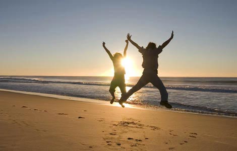 Welcome sunshine - The sunrise on the beach
