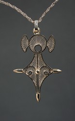 Tuareg chross - Hand made jewel representative for the tuareg people that live in tha Sahara desrt