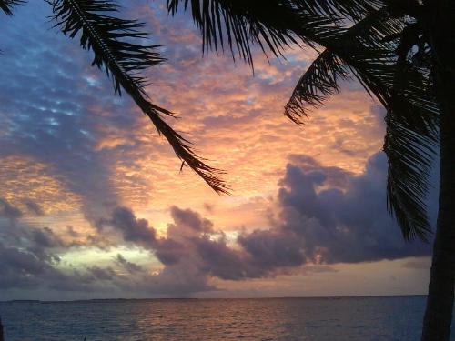 sky - Beautiful sky during sunset with nice color.