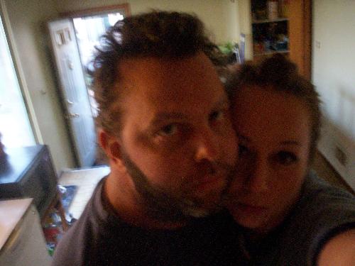 Sean and me on our four year anniversary, a pictur - Sean and me on our four year anniversary,a picture I took of us