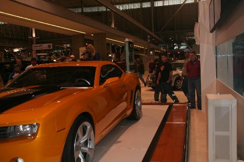 Cars - The side of a Chevrolet Charger