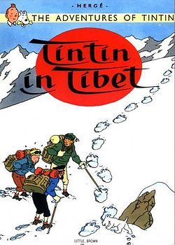 Tintin in Tibet Cover - The cover of the Tintin in Tibet Comicbook. My favorite!