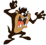 tazmania - tazmania is an favorite character on cartoon film. kids very loves this characet because tazmania has funny behavior in cartoon film.