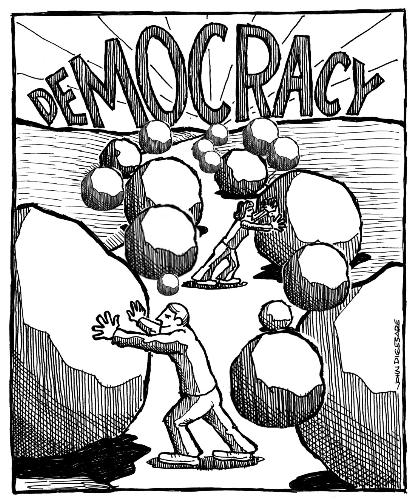 democracy - democracy is by the people and for the people