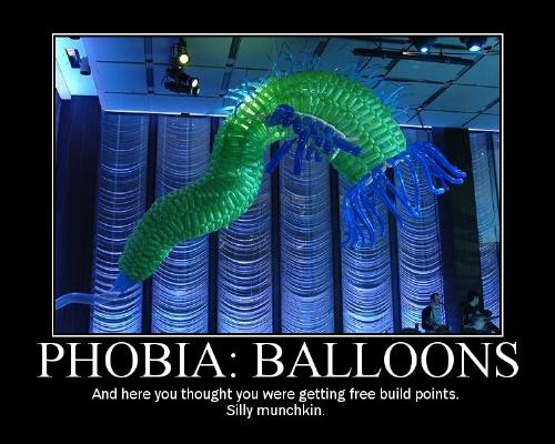 Balloon phobia - A comedy picture about Balloon phobias...