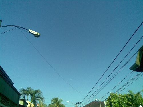 Morning Sky - I look outside and saw another blue skies. Another reminder that god is really good for giving us a beautiful morning.
