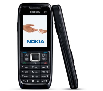 Nokia E51 - E51 model of Nokia cell phone. Nice and trendy.