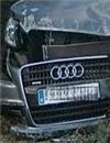 benzema car - benzema car was damaged after the matchof barca