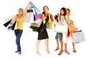 girls shopping - this is the photo related to the group of girls shopping together and enjoying their companies.