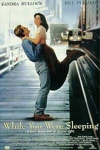 Movie Poster - Movie Poster for While You Were Sleeping featuring Sandra Bullock and Bill Pullman