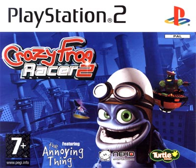 playstaion 2 games - crazy frog racer game