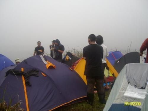 camping - camping on foot of mountains