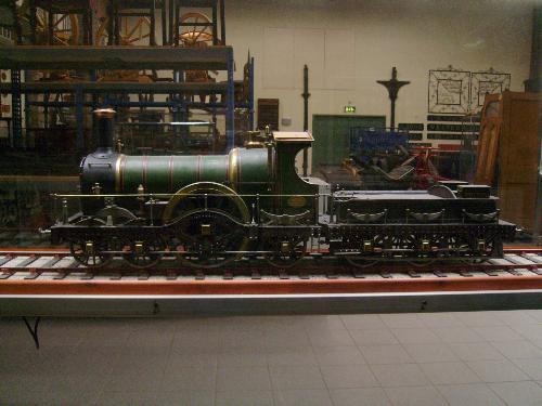 Old Train scale model 1 - Old Trains scale models from the Swindon Museum in the UK.