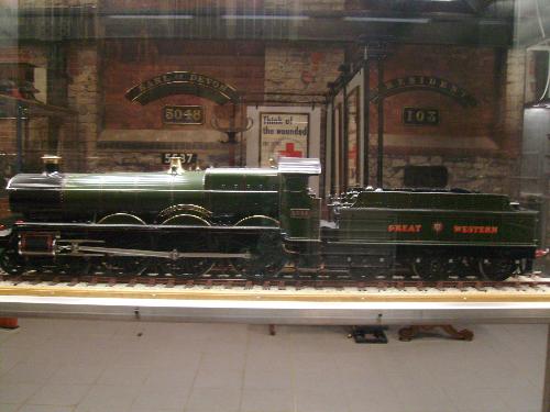 Old Train scale model 3 - Old Trains scale models from the Swindon Museum in the UK. All of them were running with coal for propulsion.