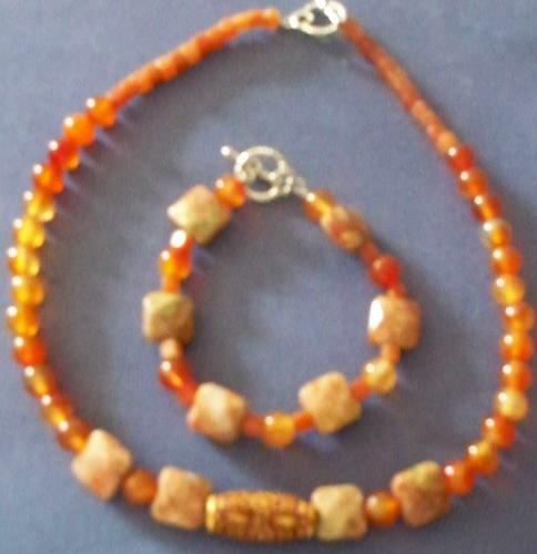 Jewelry  - Necklace and bracelet, I made last week.