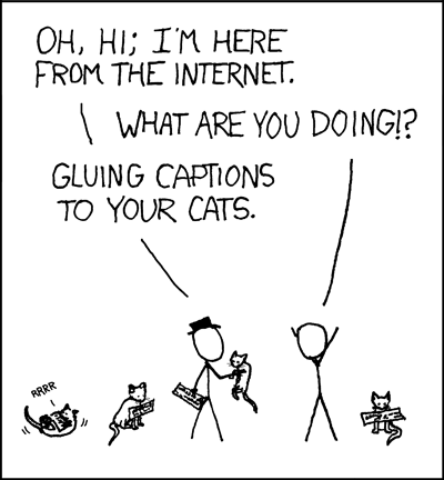 funny cartoon on lolcats - forgot where i got this, but it's funny.