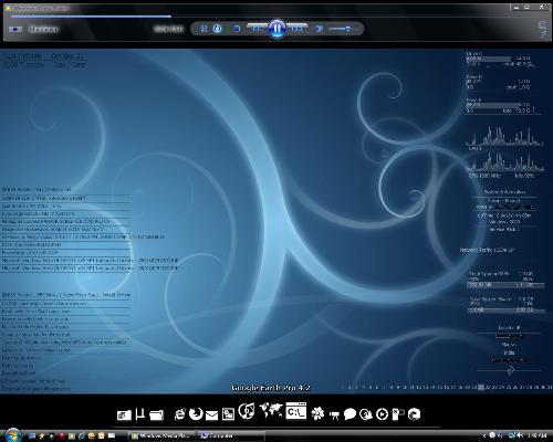 my desktop - My computer screenshot with some cool gadgets on my desktop.